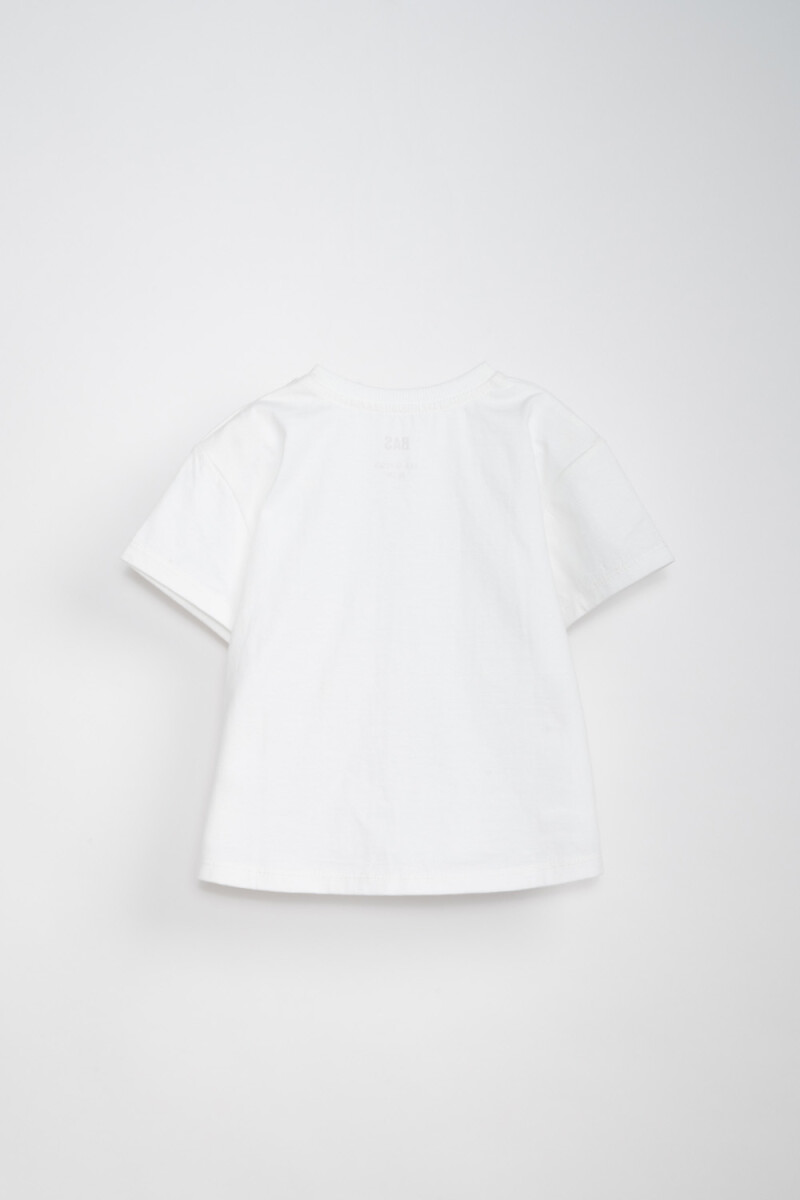 Remera estampada Salchicha Blanco