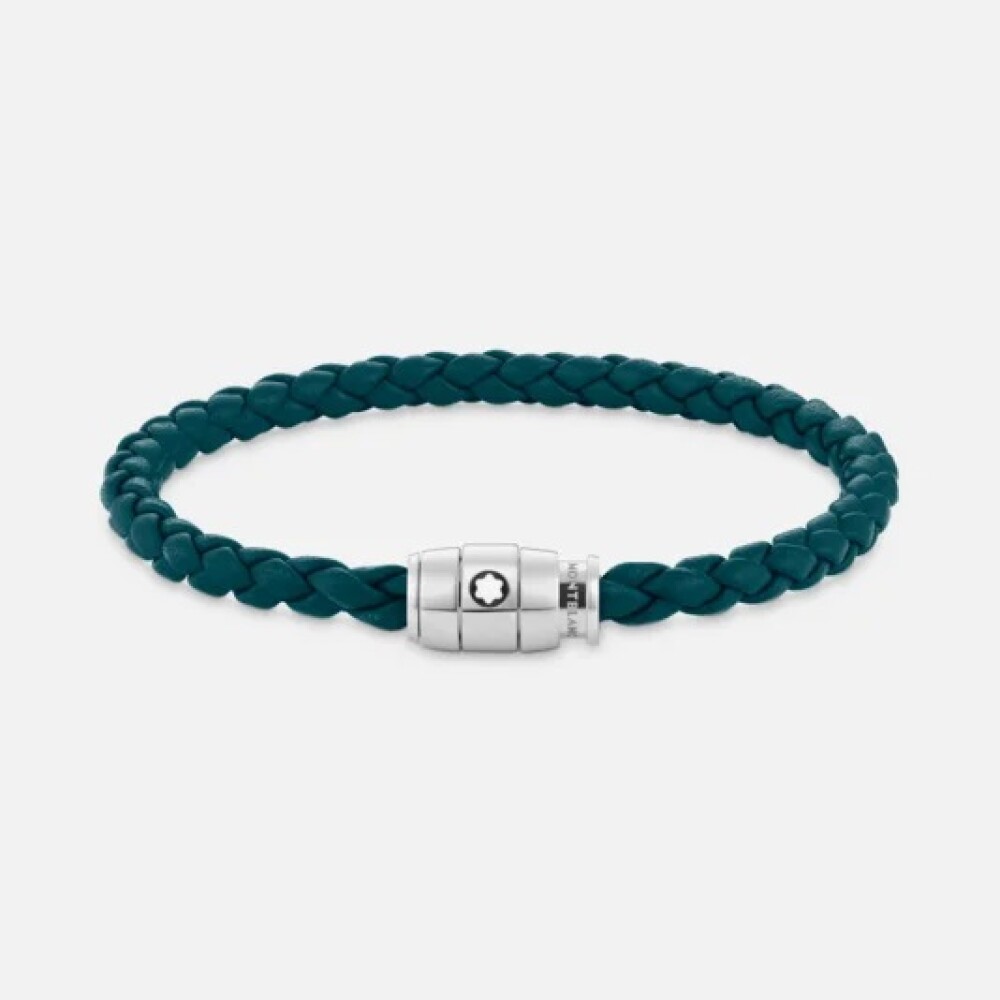 Pulsera Mont Blanc acero y cuero 134069 Pulsera Mont Blanc acero y cuero 134069