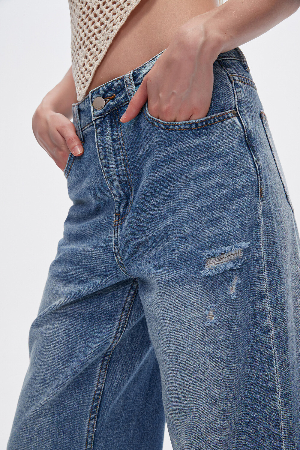 Pantalon Caspia Celeste
