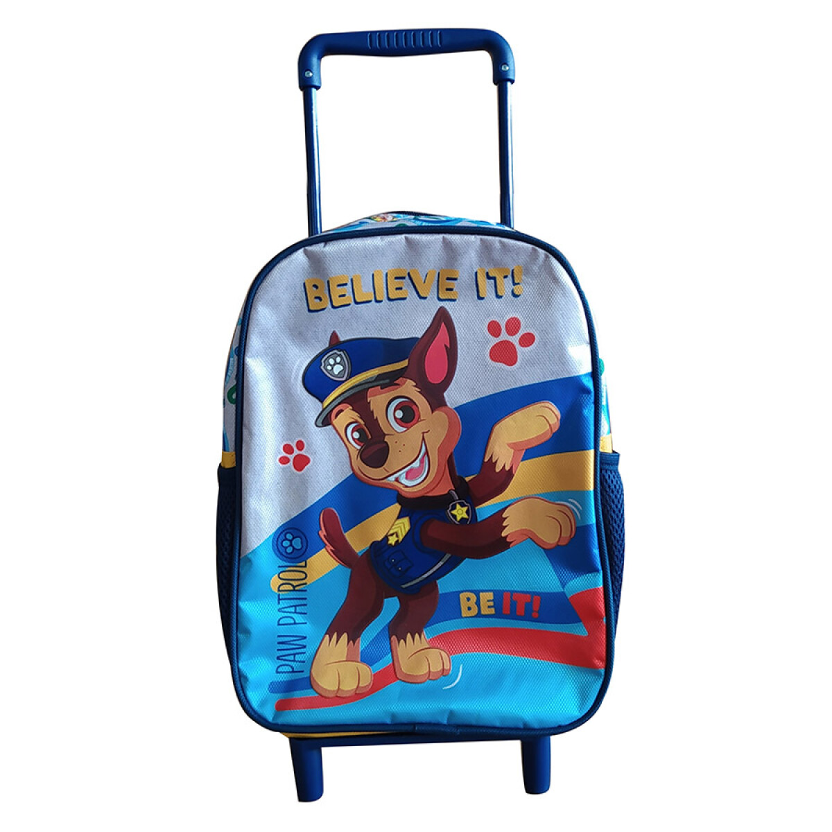 Mochila Carrito Paw Patrol 30 cm en Tafeta - AZUL 