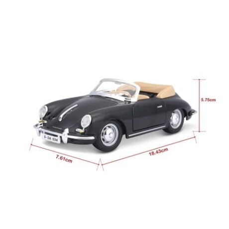 Auto Burago 1/24 Porsche 356B Cabrio Auto Burago 1/24 Porsche 356B Cabrio