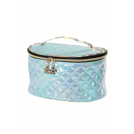 Necessaire Tornasolado Celeste