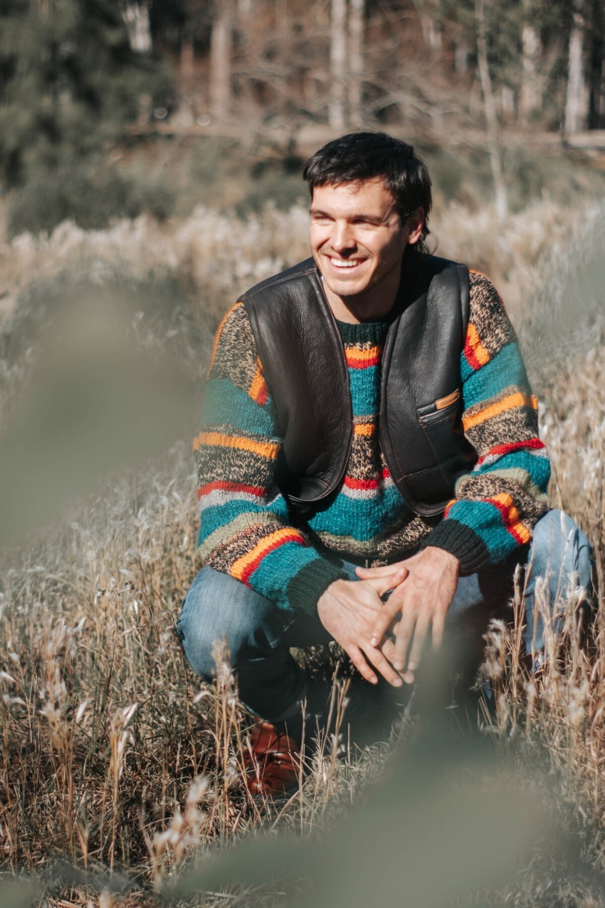 Working Vest Men Chocolate