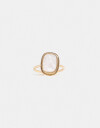 Anillos Chicos Acrilico Anillo Con Acrílico - Dorado