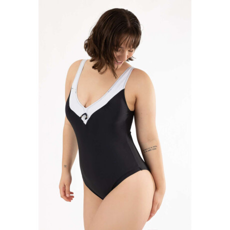 Malla opera liso Negro