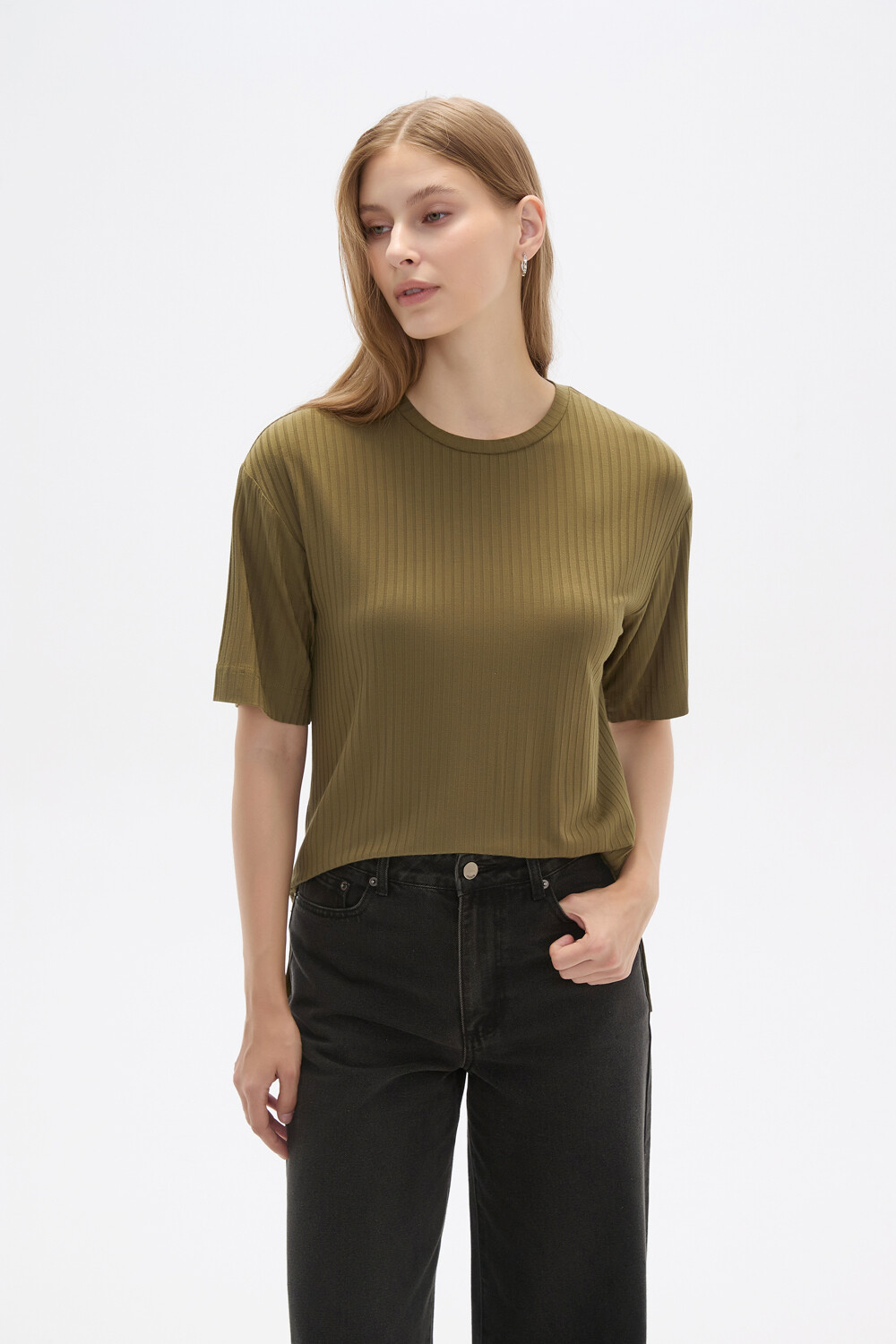 Remera Javid Verde Oliva