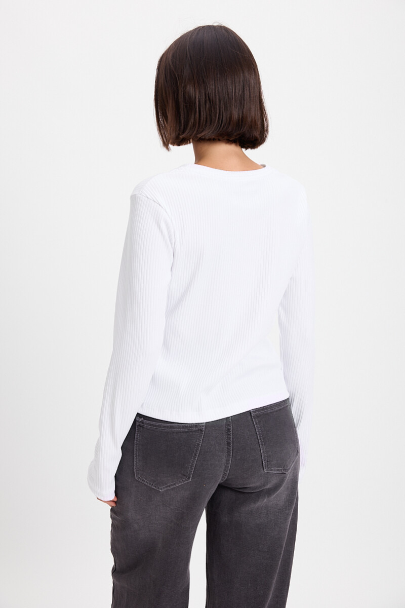 Remera Piel Blanco