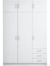Armario FANDRUP 145x176 3 puertas 3 cajones bl Armario FANDRUP 145x176 3 puertas 3 cajones bl