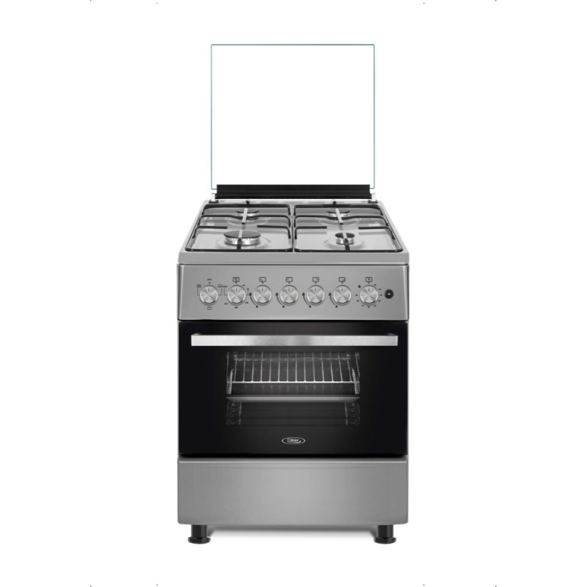 Cocina combinada Dikler 4H D-9 inox. 