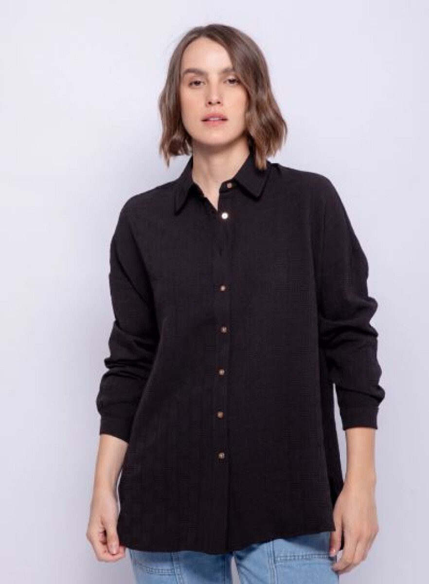 CAMISA ALLIE GARSON - NEGRO 