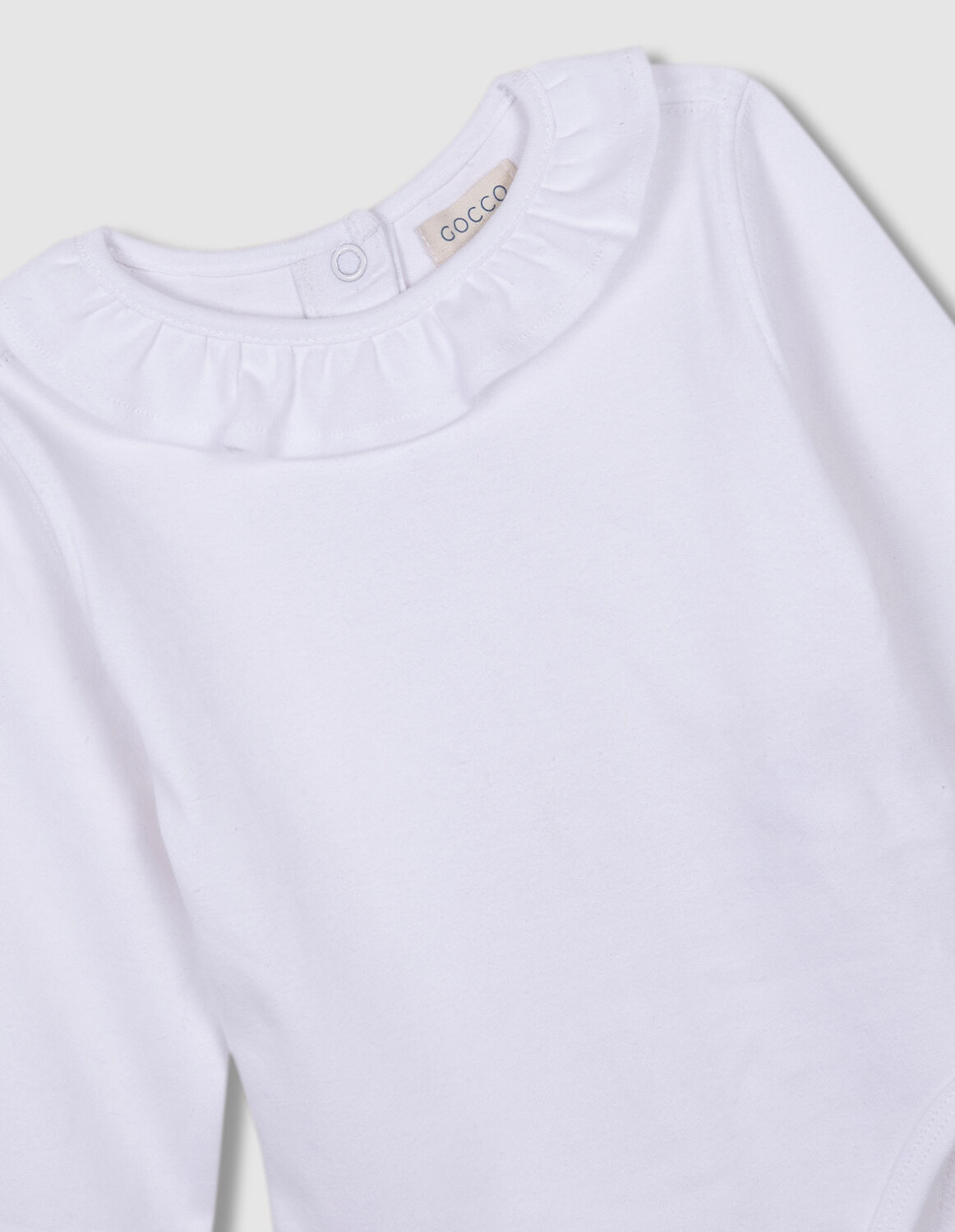 Gocco Camicetta Bimba Con Collo A Volant: Eleganza Per Autunno/Inverno
