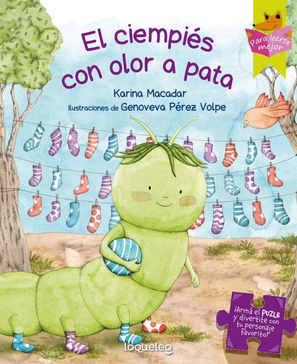 Libro el Ciempiés con Olor a Pata Karina Macadar 