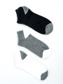 Medias Ankle Pipos, Pack X 3 Color Unico