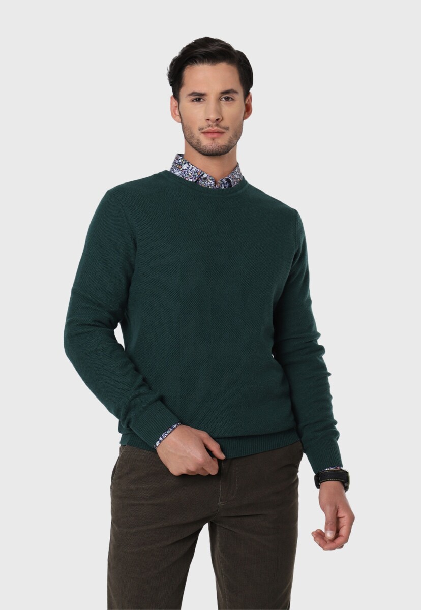 Sweater Arrow Cuello a la Base - VERDE 