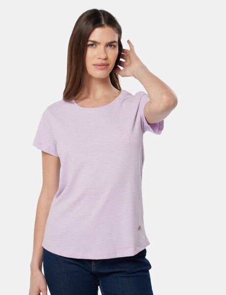 REMERA BÁSICA DE ALGODÓN Lila