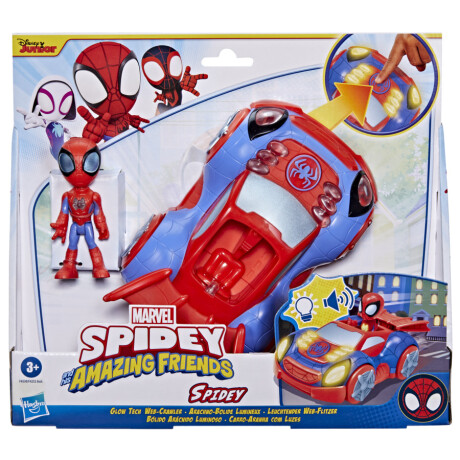 Figura Spidey And His Amazing Friends Vehículo Luminoso SPIDEY