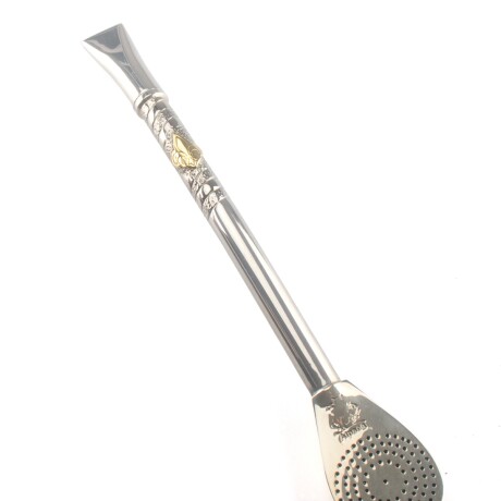 Bombilla de alpaca y bronce A15