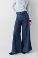 JEAN WIDE XL LINES Azul