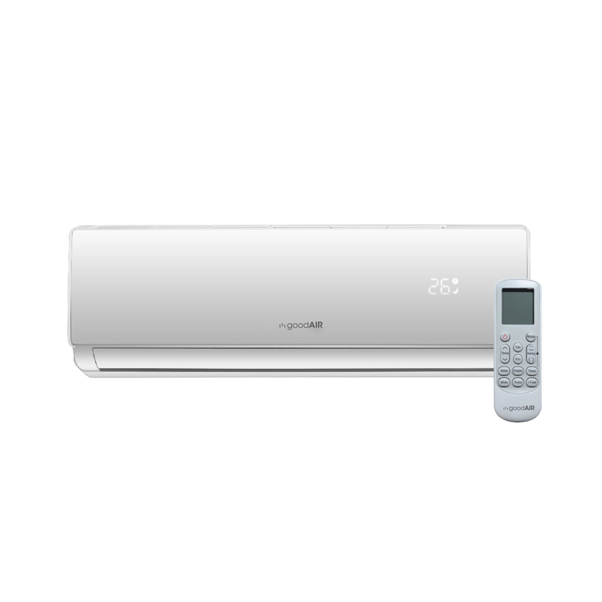 AIRE ACONDICIONADO GOODAIR - 24000-BTU BLANCO GA24 ON/OFF 