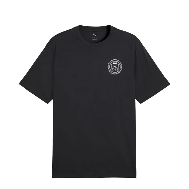 Remera de Hombre Puma Graphics Relaxed Badge Tee Negro