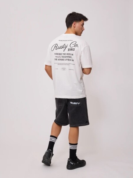 T-SHIRT RUSTY LYRAT BLANCO