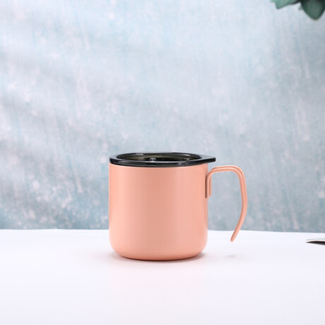 Jarra térmica con agarre y tapa 350 Ml Rosado