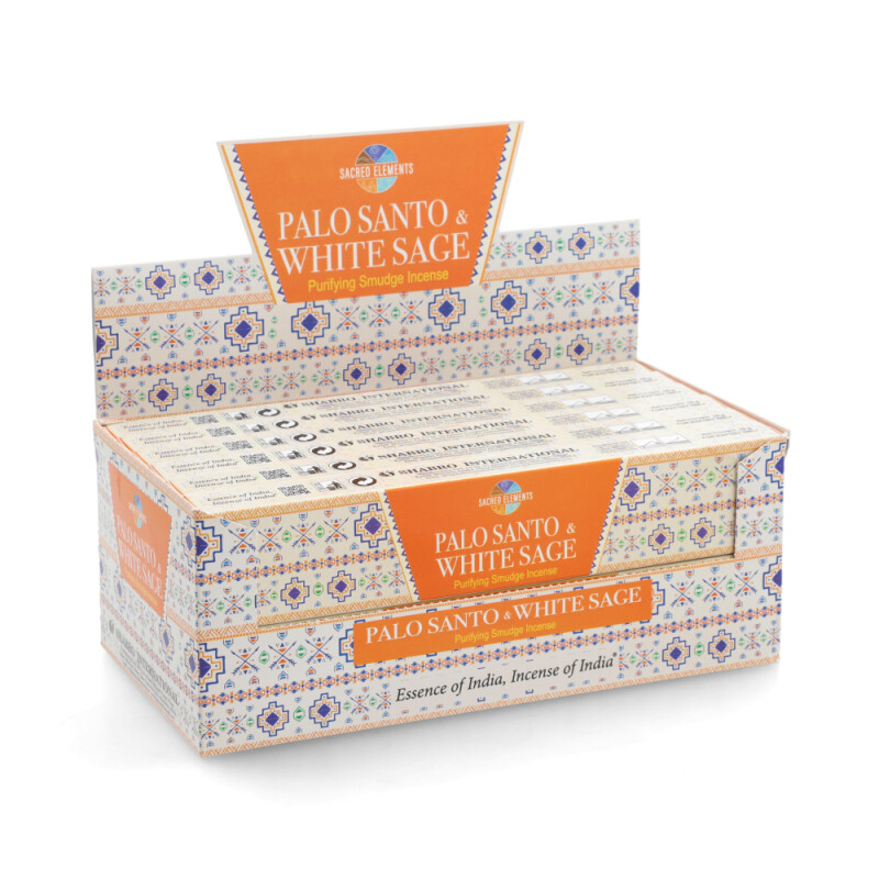 INCIENSO HEM PREMIUM CAJA X12 Palo Santo/salvia Blanca