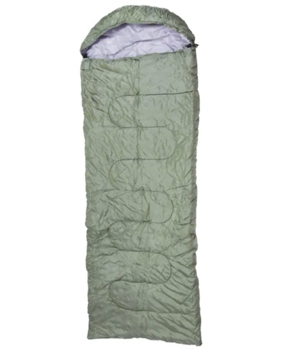 Sobre de Dormir Impermeable Arye 450 con Capucha 180+30x75cm - Verde 
