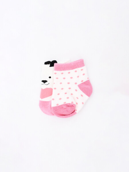 MEDIAS DE BEBE PACK X2 ESTAMPADO 1