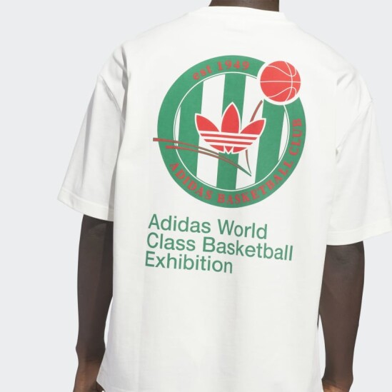 Remera Adidas Basketball Blanco