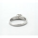 Anillo En Oro Blanco 18K Con Brillante Solitario Anillo En Oro Blanco 18K Con Brillante Solitario