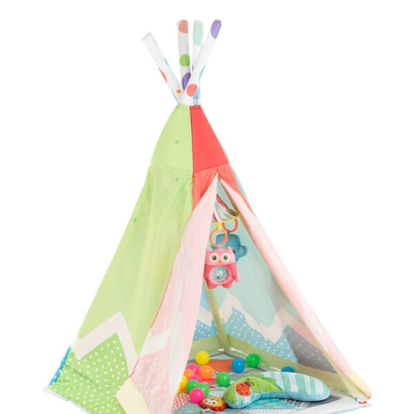 Gimnasio 3 en 1 KIKKABOO TIPI carpa Gimnasio 3 en 1 KIKKABOO TIPI carpa