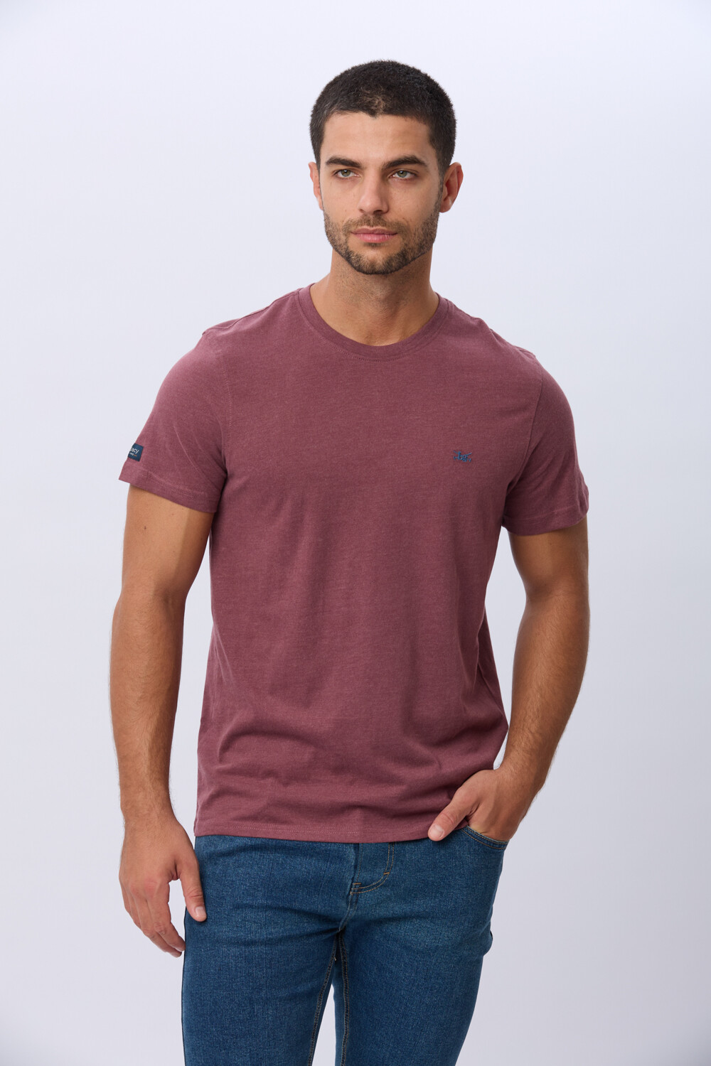 REMERA DE ALGODÓN Bordo