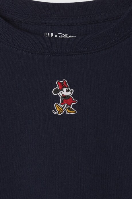 Remera Crop Minnie Niña Navy Uniform