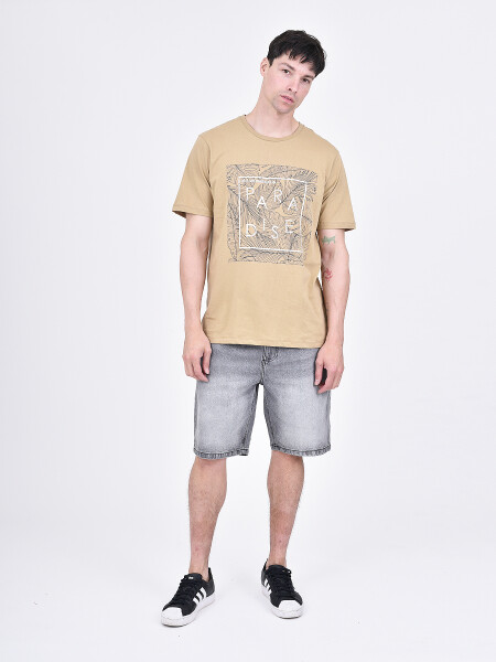 REMERA PARADISE BEIGE