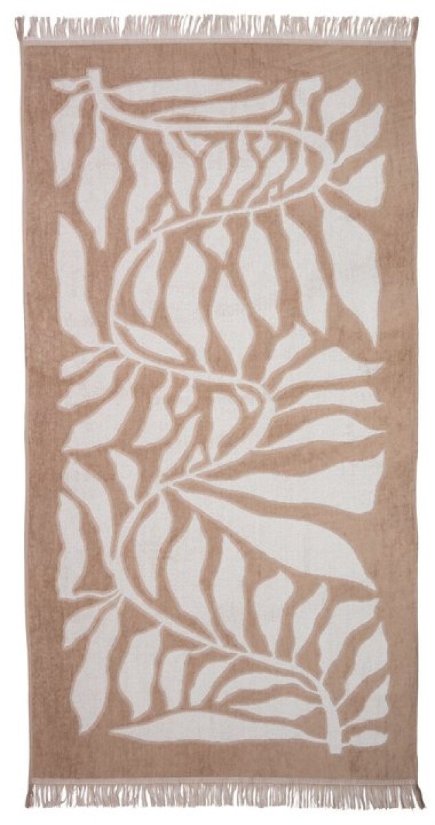 Toalla playa ROSENFORS jacquard 80x160cm arena 