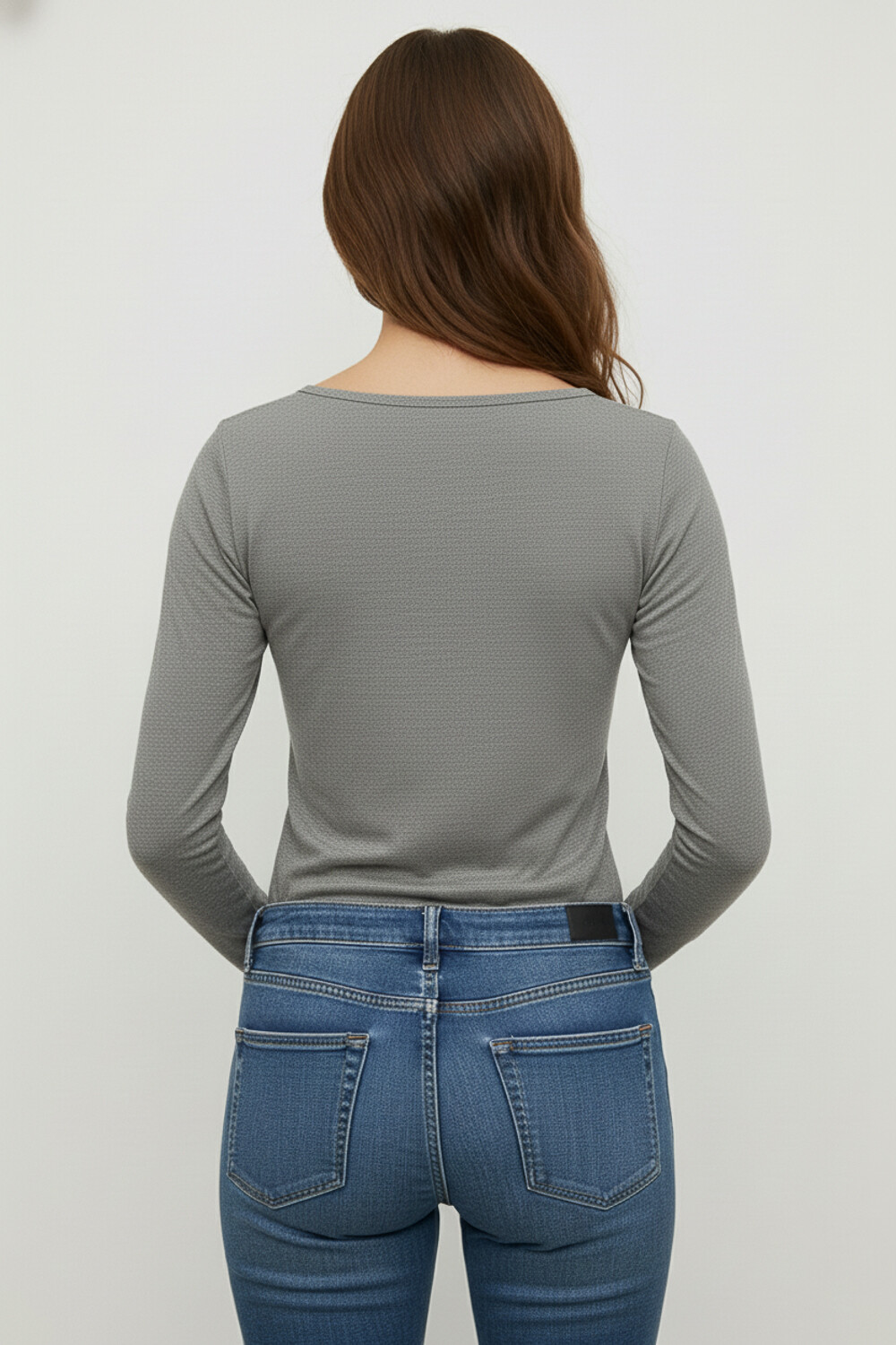 Remera Zumillo Gris Melange Medio