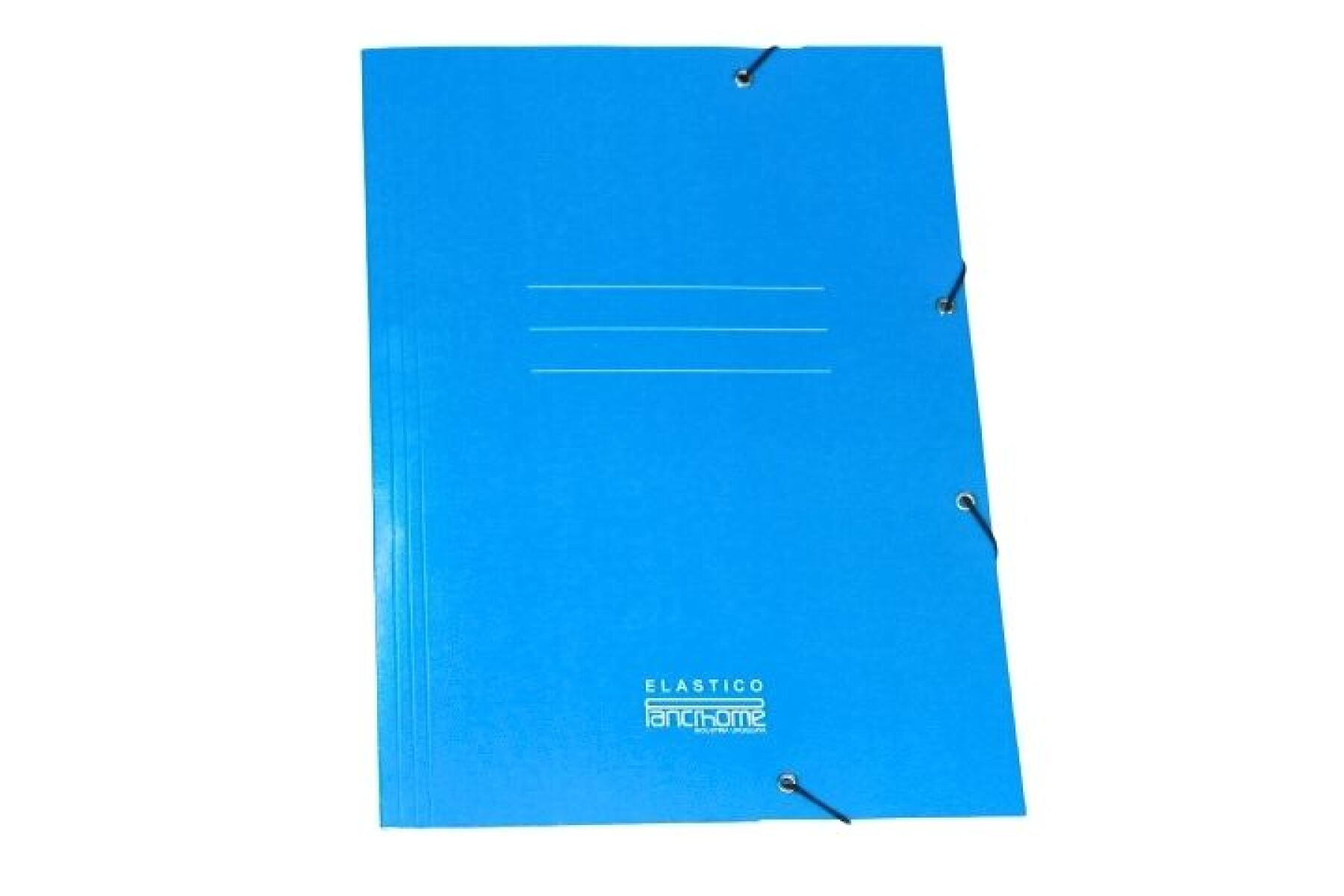 CARPETA PANCHROME CON ELASTICO 307 AZUL 