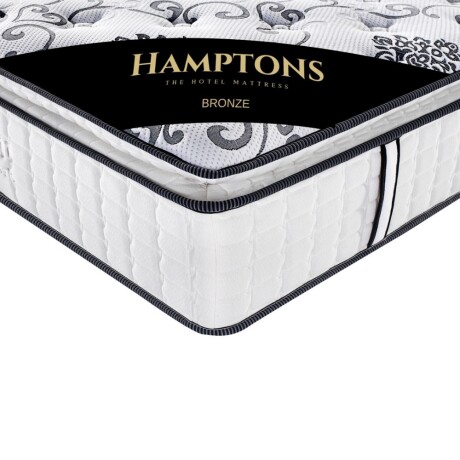 Sommier 2 Plazas Cama + Colchon Hamptons Bronze Lcm Sommier 2 Plazas Cama + Colchon Hamptons Bronze Lcm