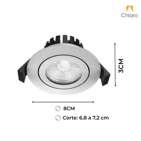 Embutido led para intemperie 5W MÓVIL Dimerizable GRIS Embutido led para intemperie 5W MÓVIL Dimerizable GRIS