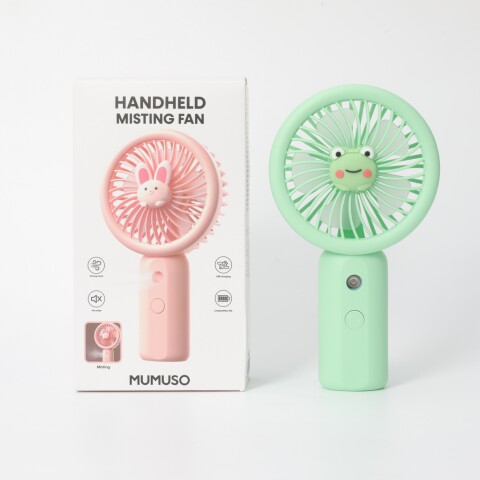 VENTILADOR DE MANO CON ATOMIZADOR (VERDE) VENTILADOR DE MANO CON ATOMIZADOR (VERDE)