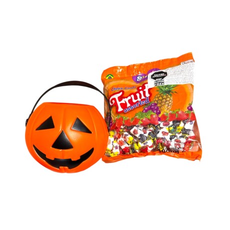 Calabaza Halloween + 100 Caramelos Calabaza Halloween + 100 Caramelos