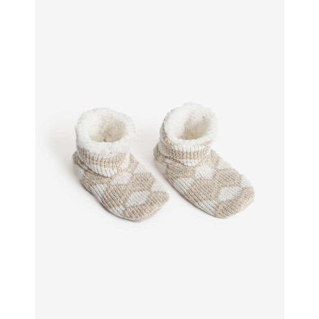 Pantuflas Botita Combinacion Tricolor