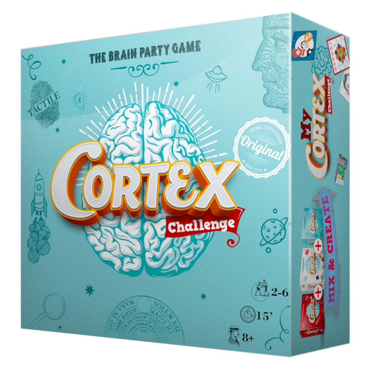 Asmodee - Cortex Challenge Juego de Mesa. +8 Años. 2 a 6 Jugadores. Idioma Español. 