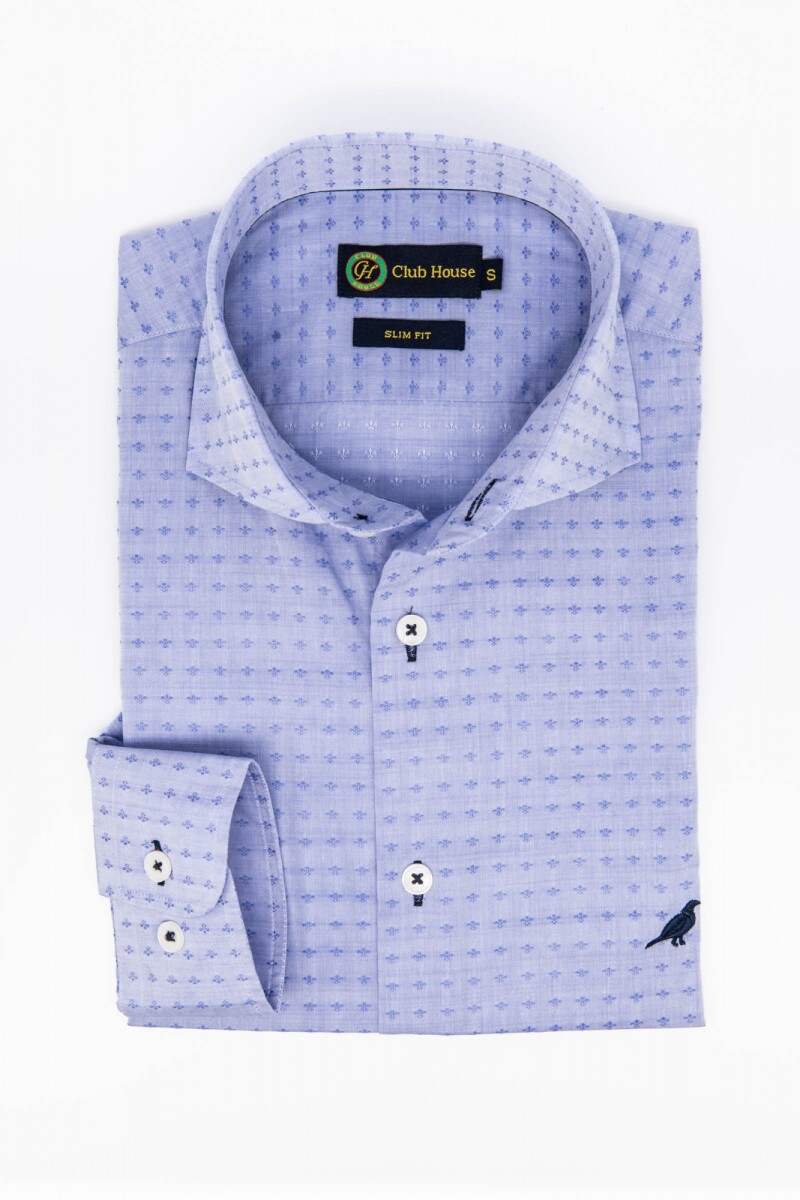 Camisa Fantasía Hudson Collar Slim-Fit 