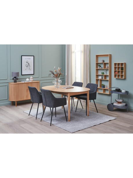 Mesa de comedor MARSTRAND exten Ø110/110x200 roble Mesa de comedor MARSTRAND exten Ø110/110x200 roble