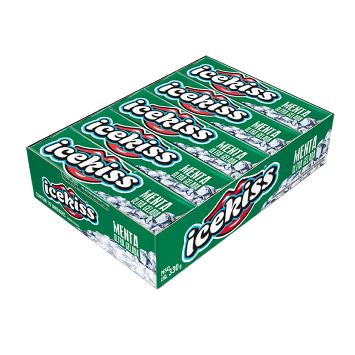 Pastillas Ice Kiss x 12 - Menta 
