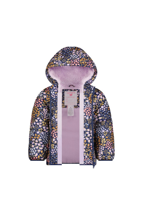Campera floral resistente al agua 0