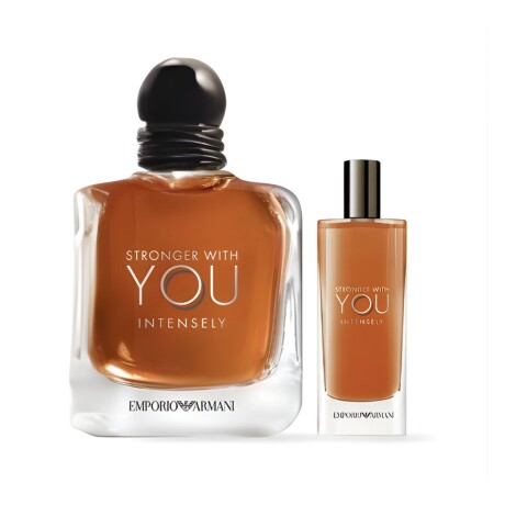 Set Armani Stronger With You Intensely 100 ml +15 ml Set Armani Stronger With You Intensely 100 ml +15 ml