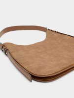 Bolso De Hombro Con Grabado Animal camel